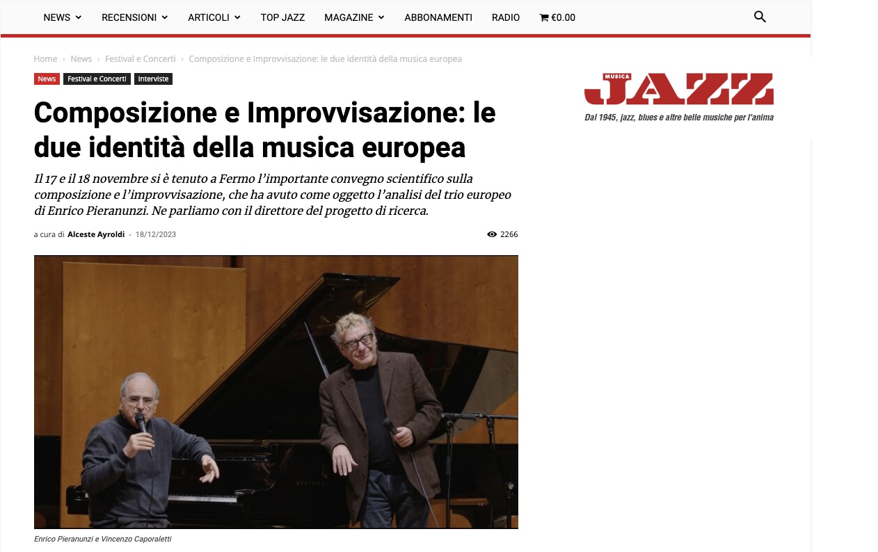 Read more about the article Composizione e Improvvisazione: le due identità della musica europea